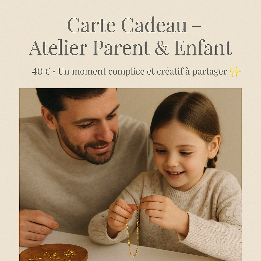 🎁 Carte Cadeau – Atelier Parent & Enfant