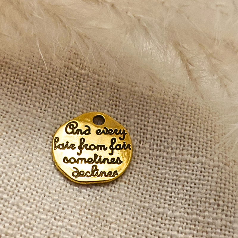 médaillon écriture 14