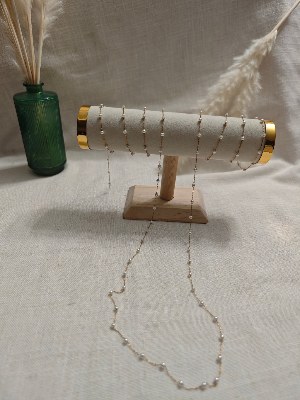 Collier personnalisable initiale – Acier inoxydable doré